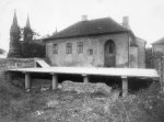 Stav areálu a jeho bezprostředního okolí po zbudování železobetonové konstrukce (1934).