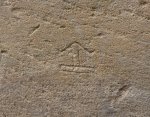 Detail jedné z četných kamenických značek. Foto O. Šefců. 