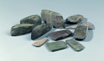Eneolitické broušené kamenné sekerky. Foto I. Kyncl, © MMP.